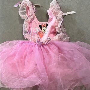 Pink Minnie Mouse Kids Tutu Dress